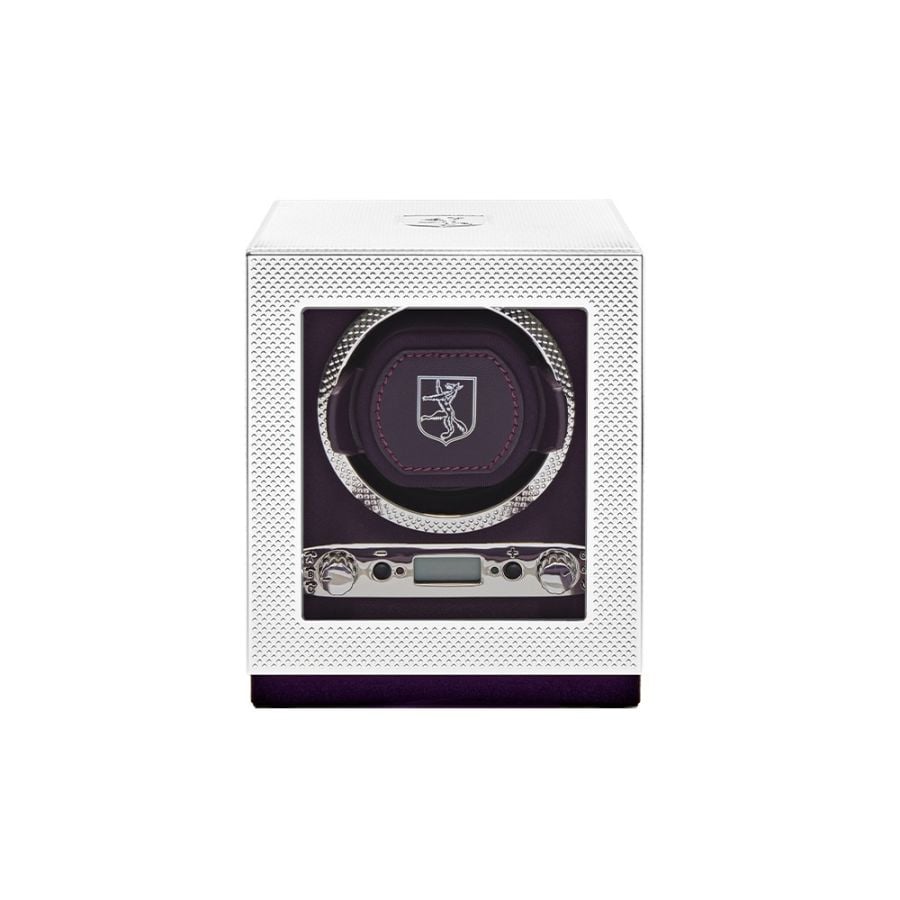 Wolf Silver Single Watch Winder