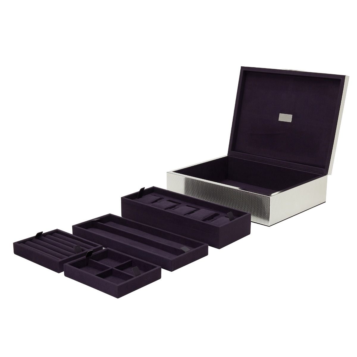 Wolf Silver Large Keepsake Box