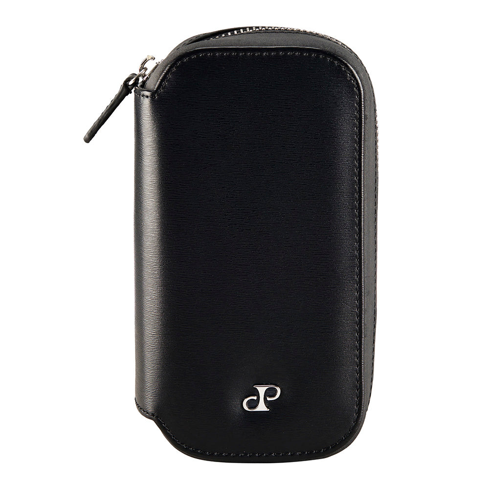 Wolf Philipp 2 Piece Watch Zip Case Black