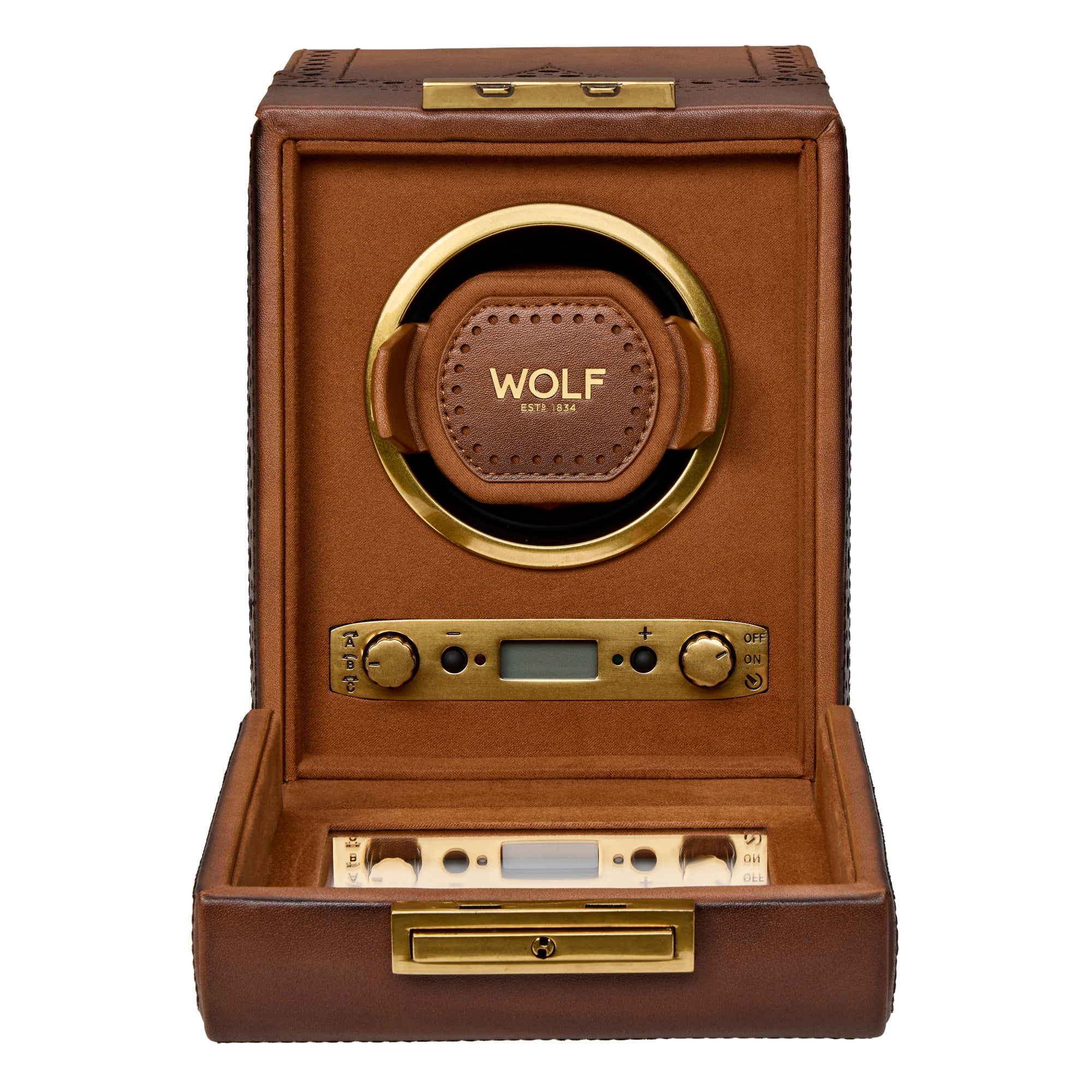 WOLF Brogue Single Watch Winder