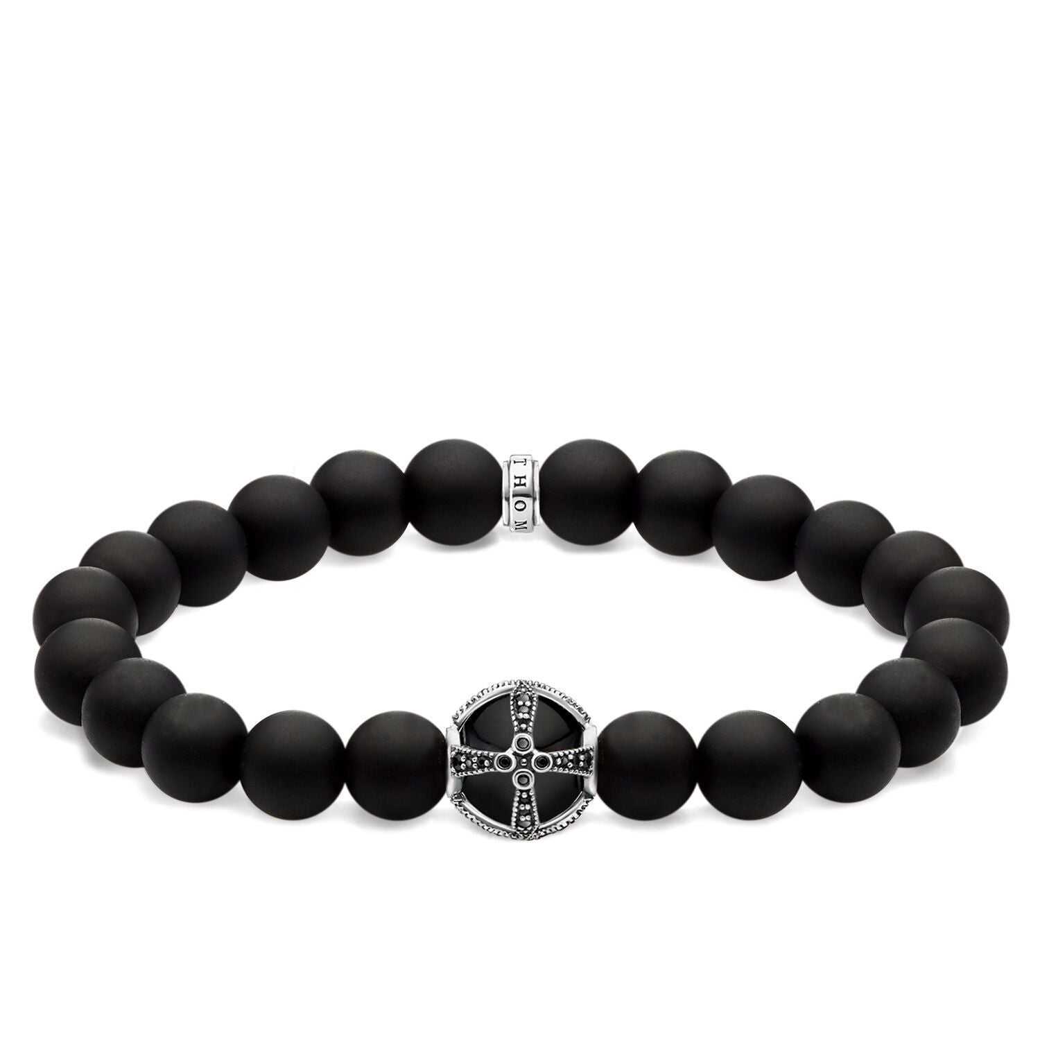 THOMAS SABO Bracelet Cross Black