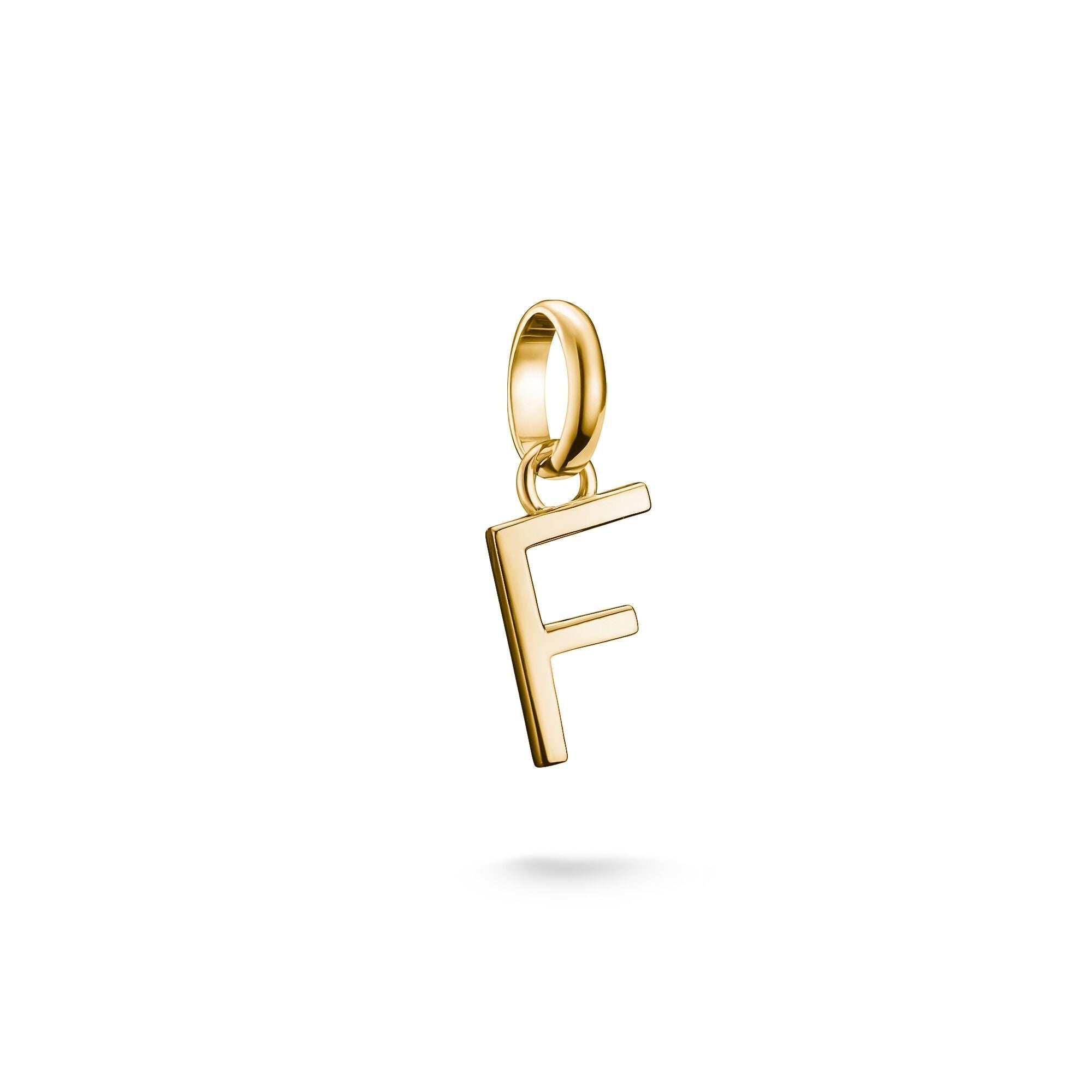 THOMAS SABO Connect Charm letter F Gold