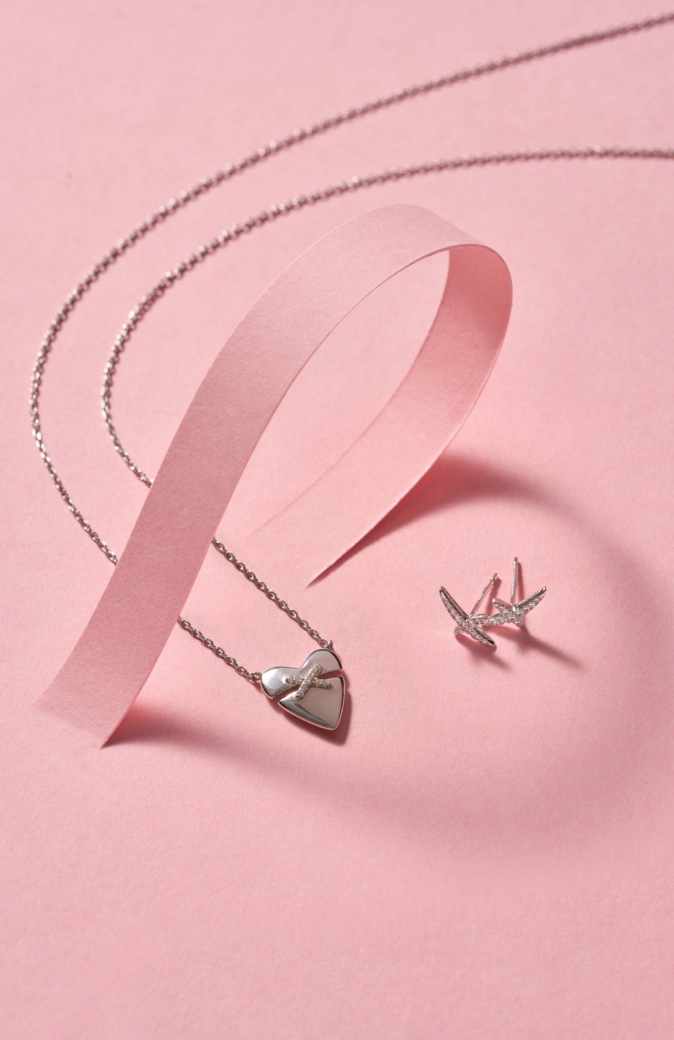 Ania Haie Silver Kiss Pave Studs