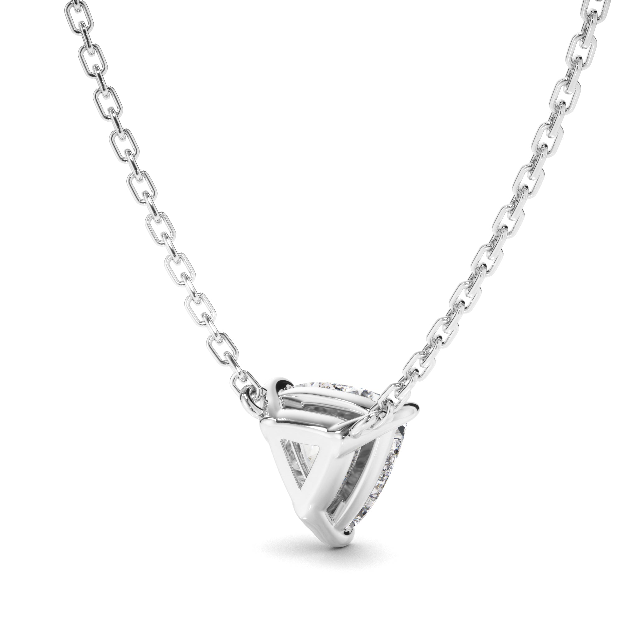 Trilliant Cut Diamond Necklet
