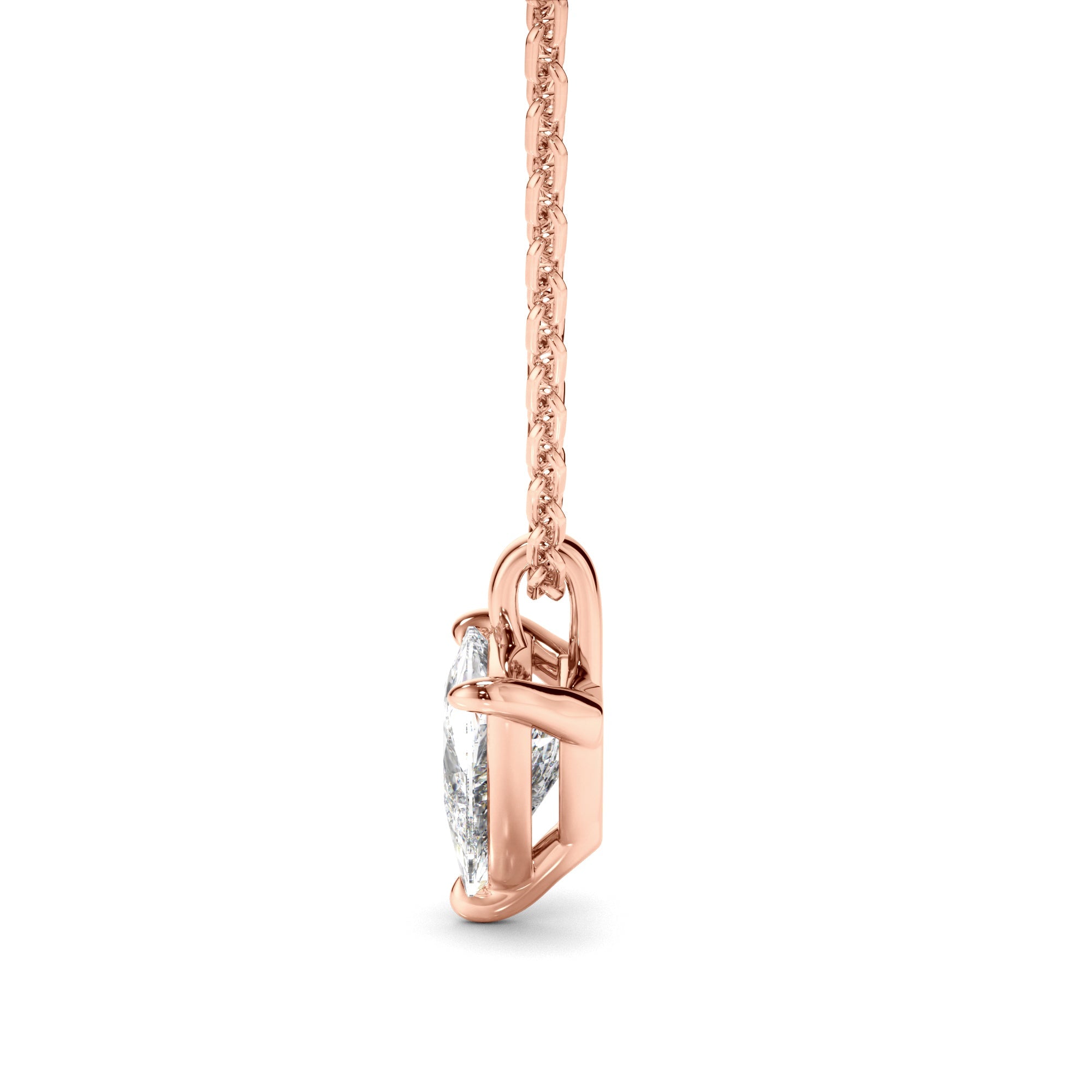 Trilliant Cut Diamond Pendant