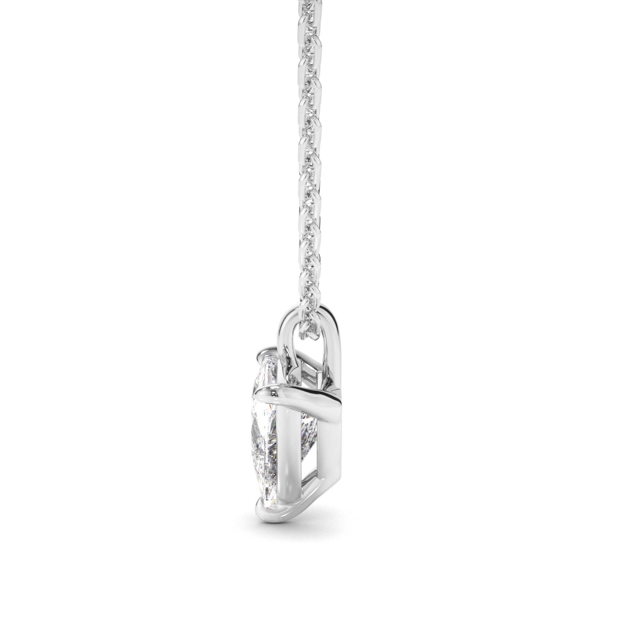 Trilliant Cut Diamond Pendant