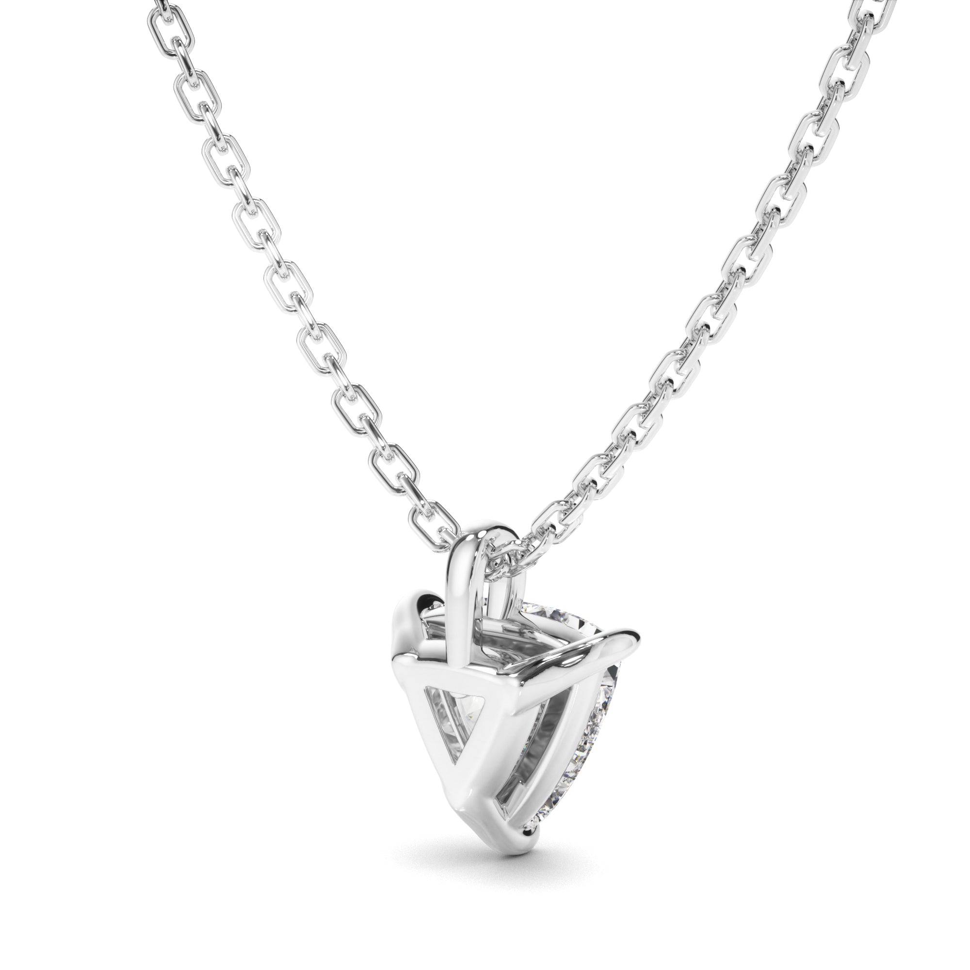 Trilliant Cut Diamond Pendant