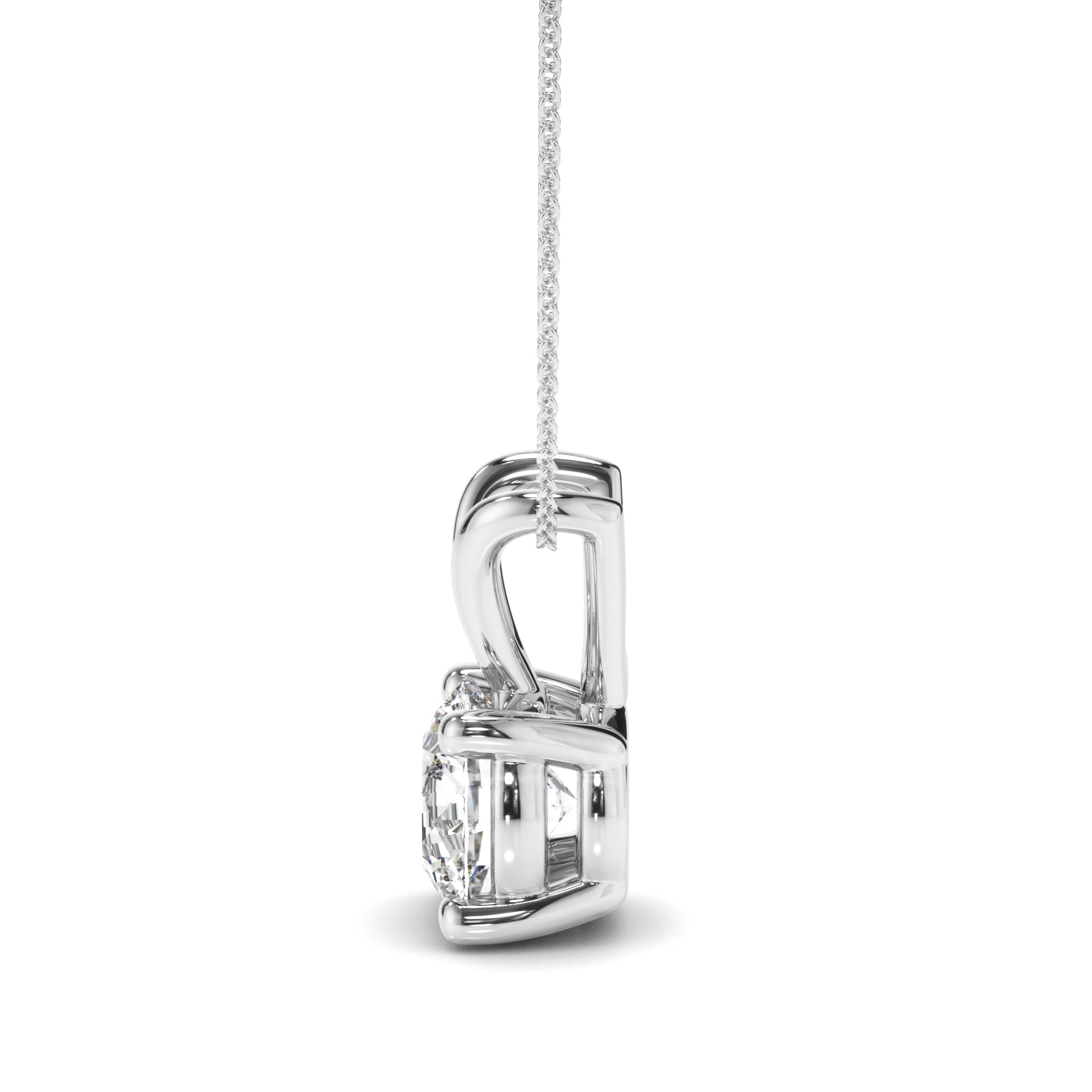 Round Brilliant Cut Diamond Pendant