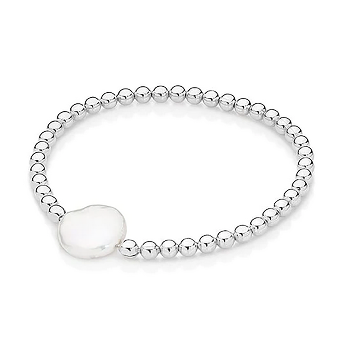 Sterling Silver Pearl Grace Bracelet