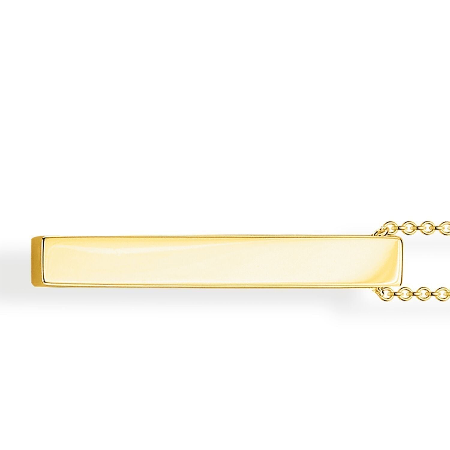 Thomas Sabo Necklace Golden Cuboid