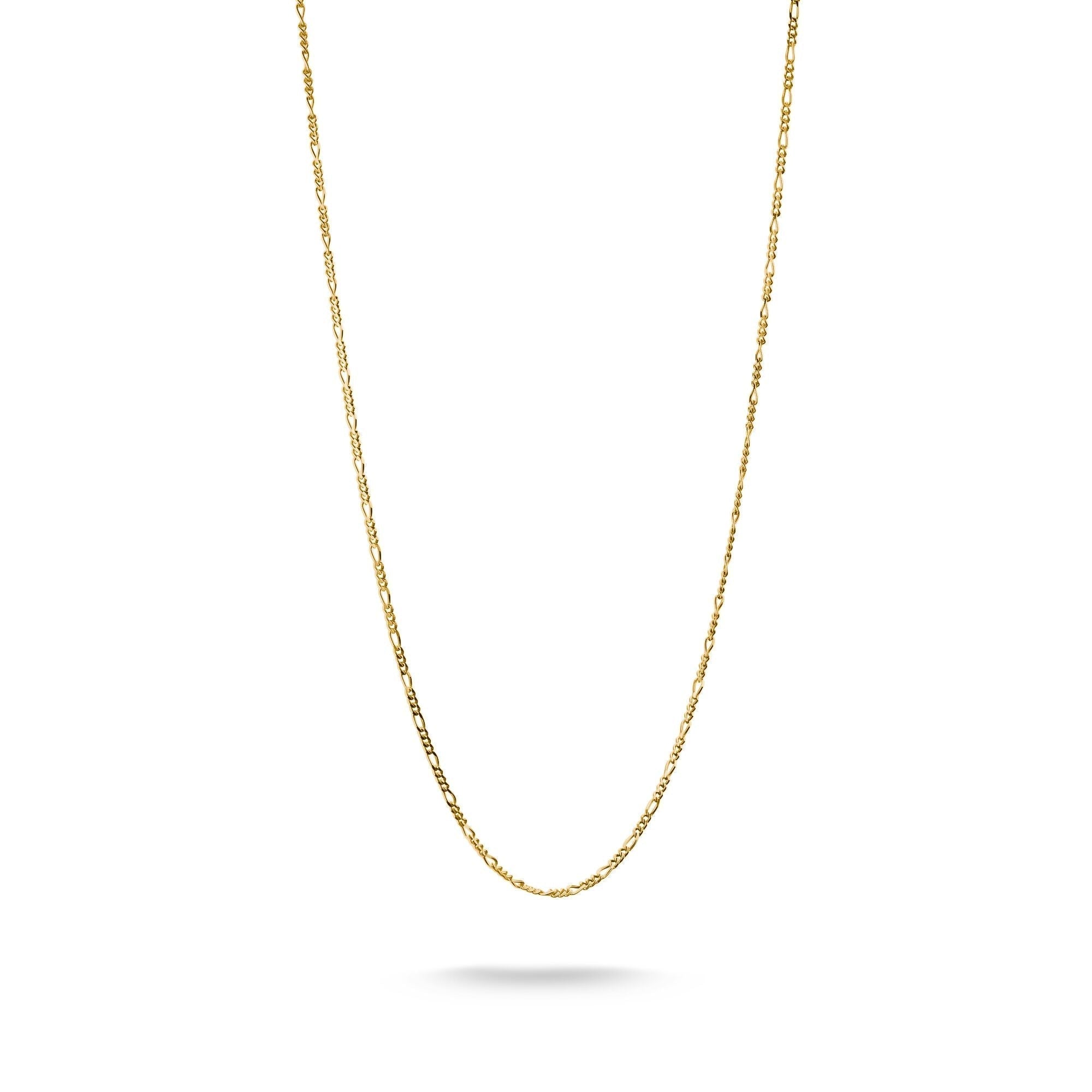 THOMAS SABO Charm necklace Figaro design Gold