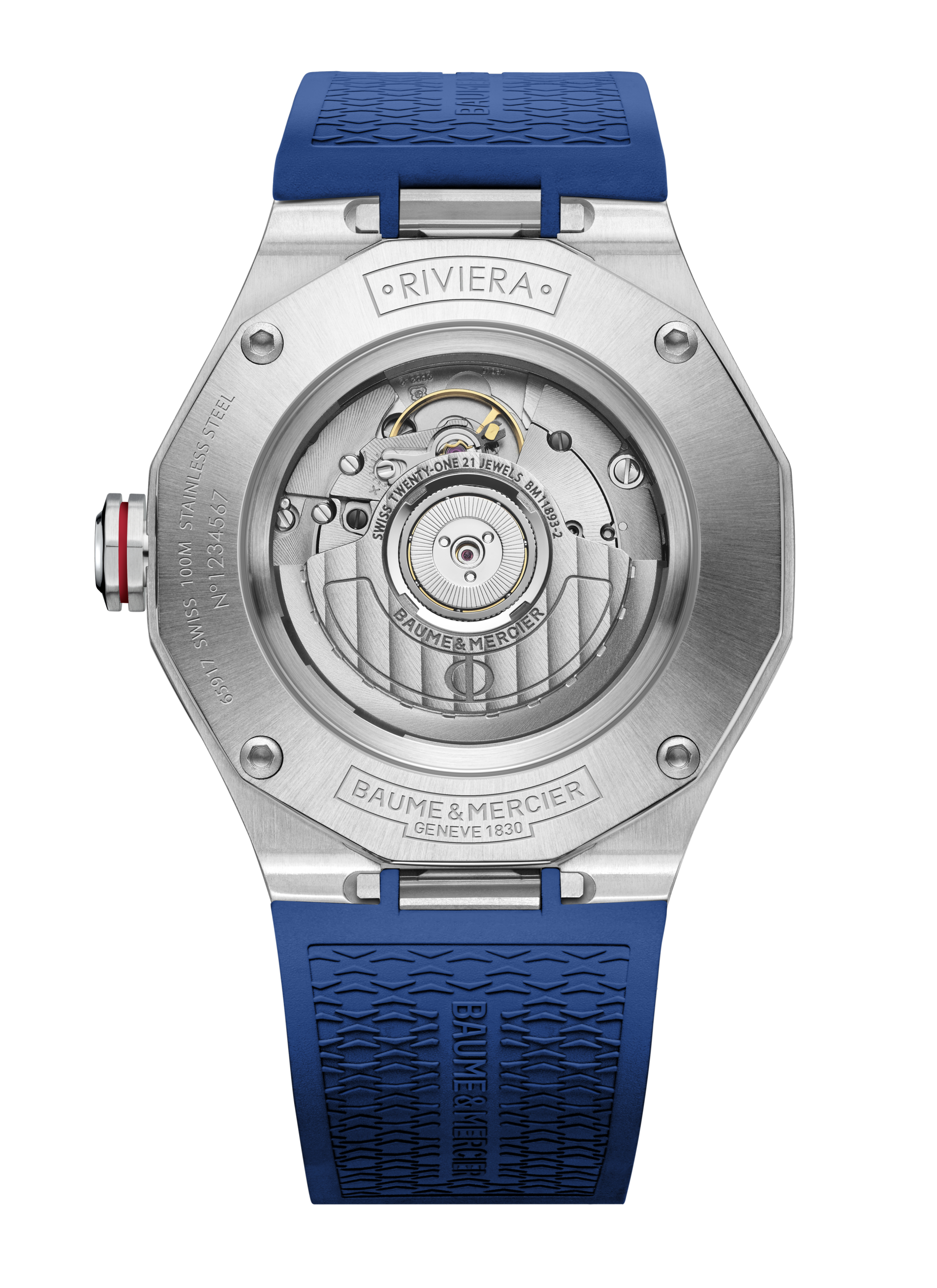 Baume & Mercier Riviera Automatic Watch Date Display - 42mm