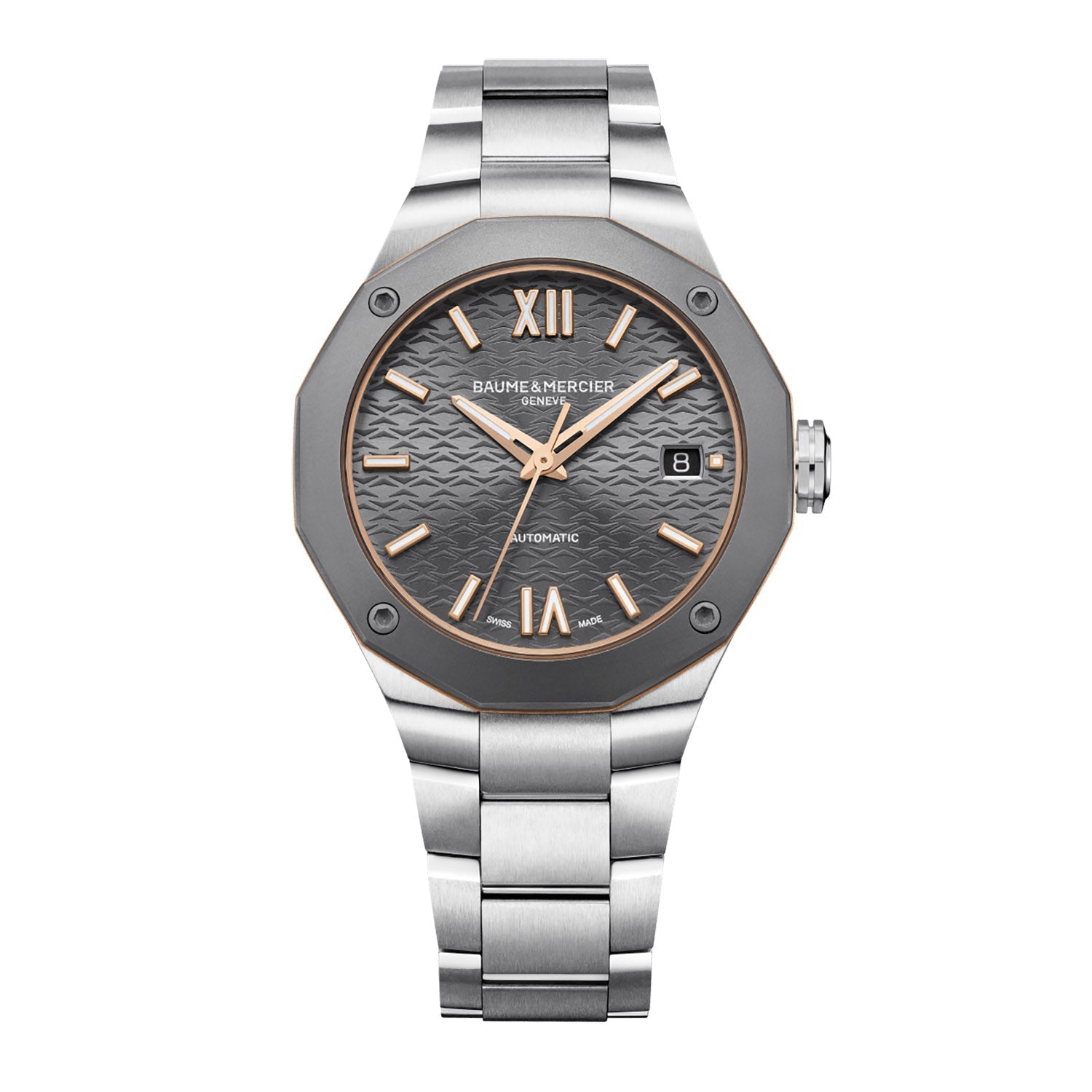 Baume & Mercier Riviera Automatic Watch, Steel Titanium - 36mm