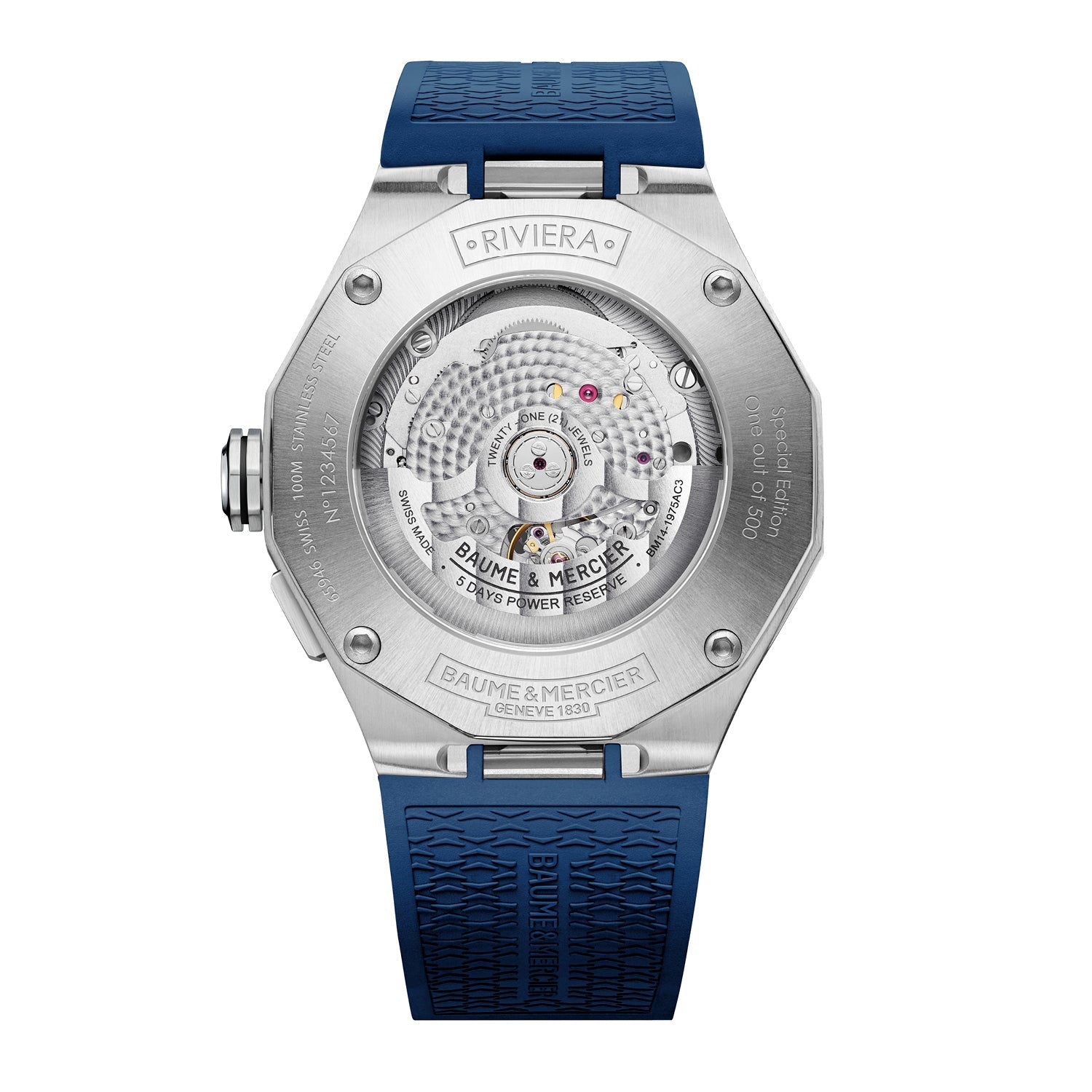 Baume & Mercier Riviera 10761 Automatic, Tideograph Men's Watch 43mm