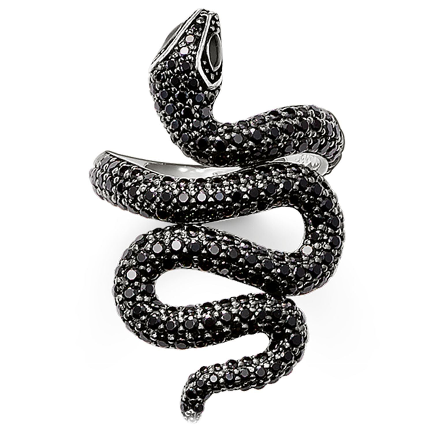 THOMAS SABO Ring "Black Snake Pave"