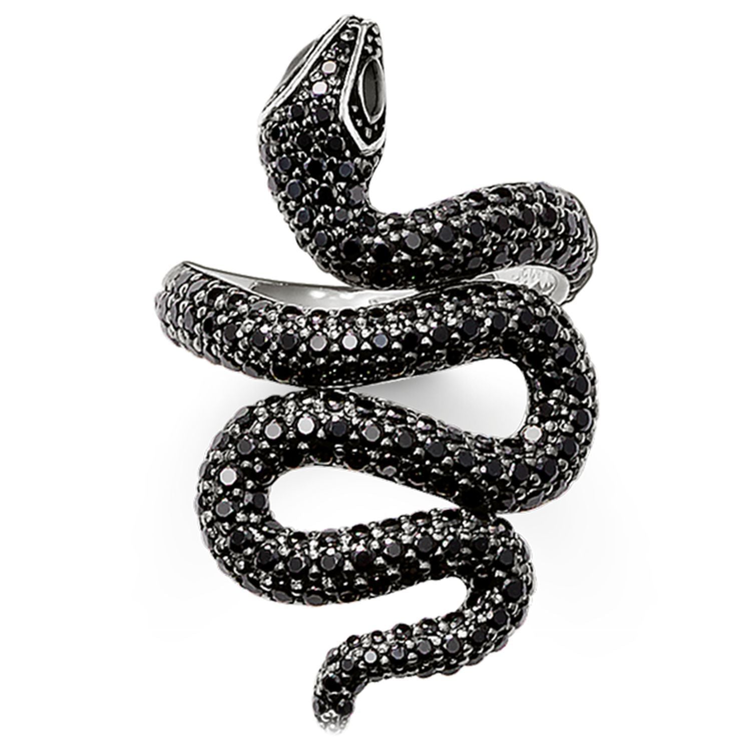 THOMAS SABO Ring "Black Snake Pave"