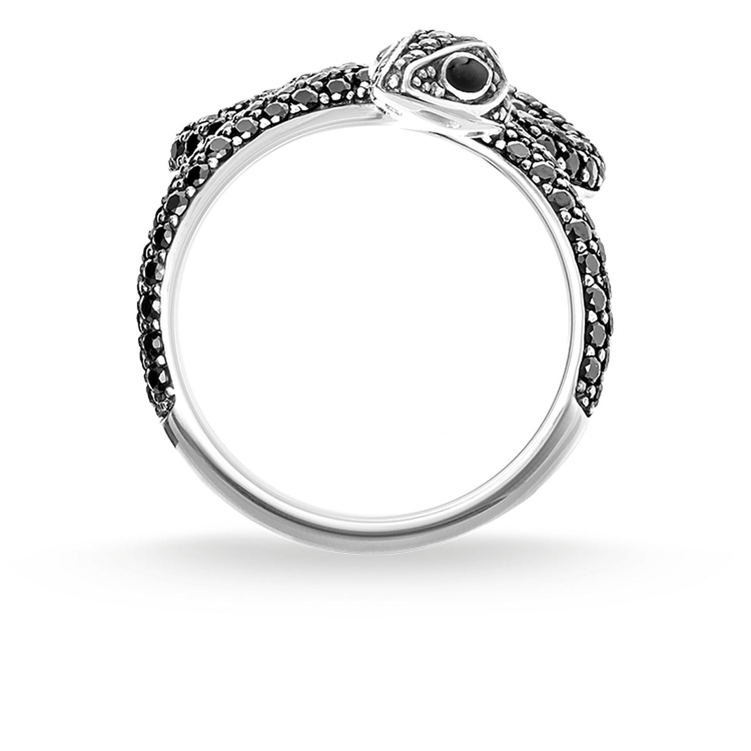 THOMAS SABO Ring "Black Snake Pave"
