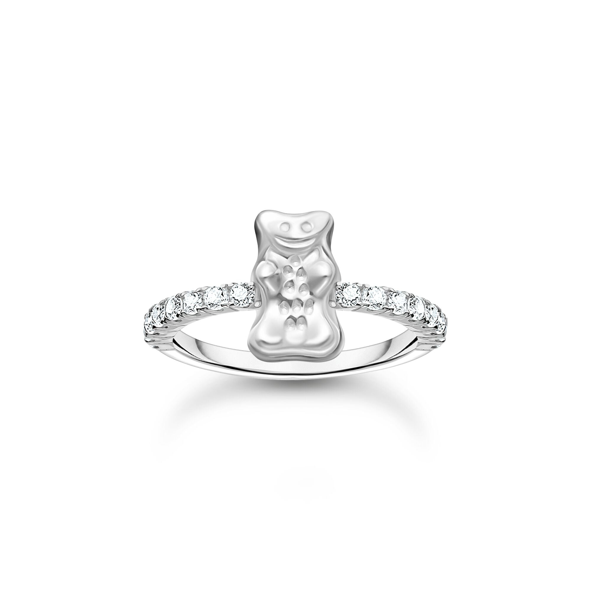 THOMAS SABO Ring with Silver HARIBO goldbear and zirconia