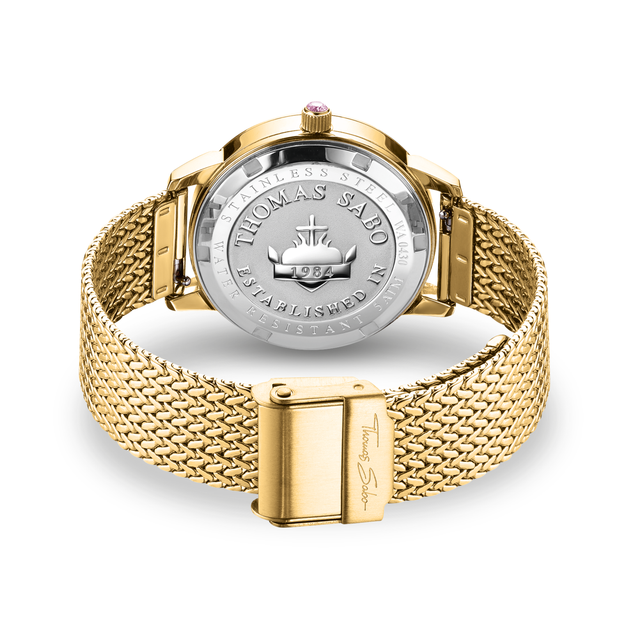 THOMAS SABO Luminescent Butterfly Watch in Gold