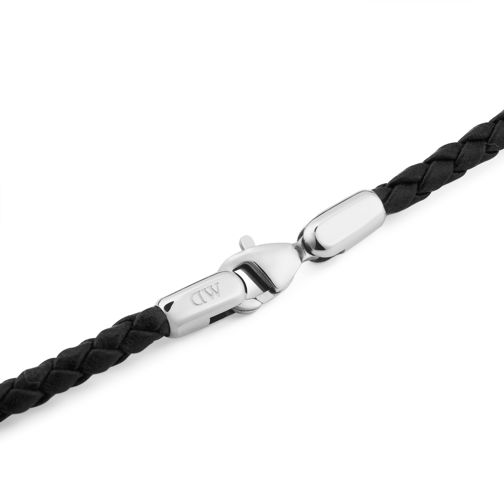 Daniel Wellington Daniel Braided Leather Bracelet Sheffield 2.8 Silver