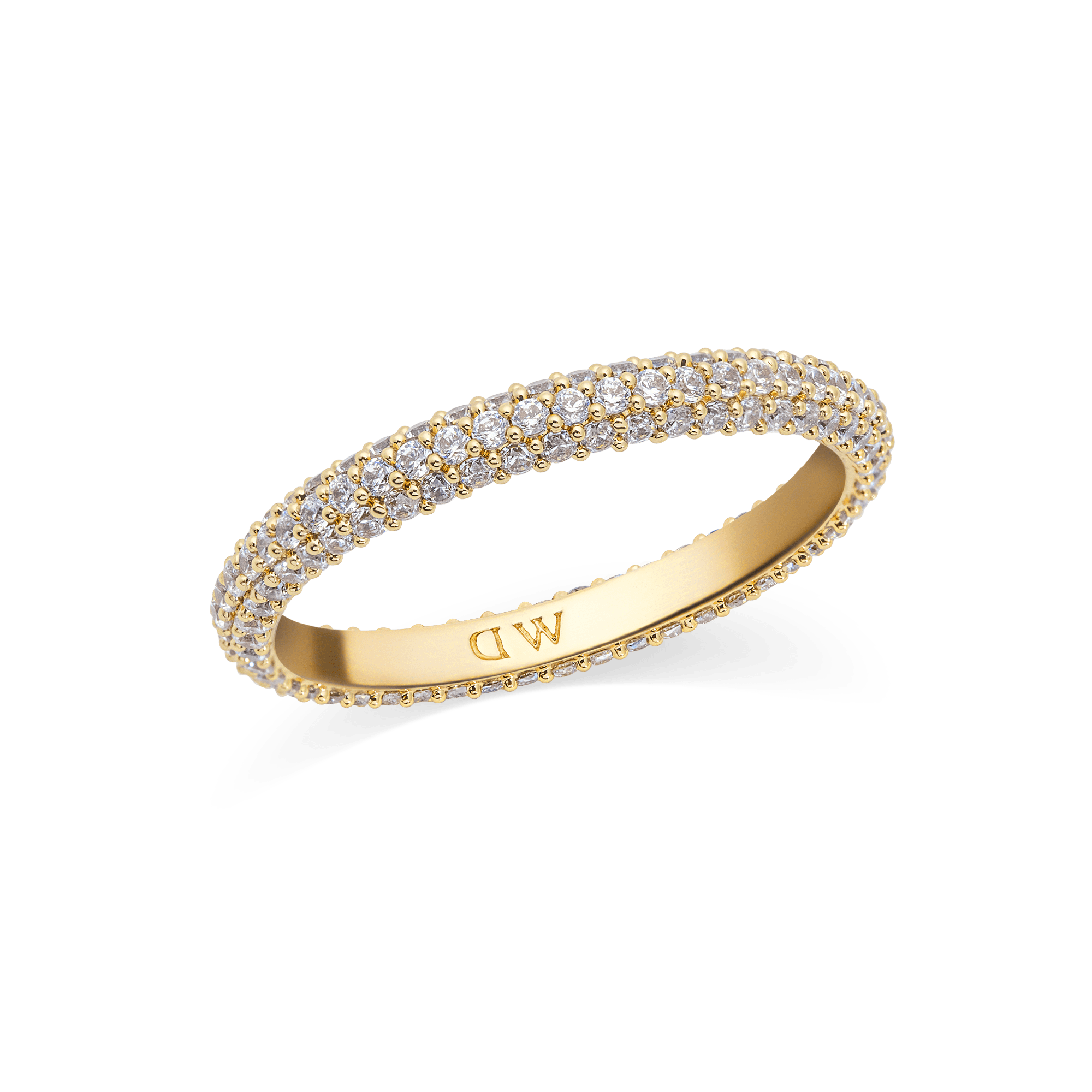 Daniel Wellington Pave Ring Gold 3 mm