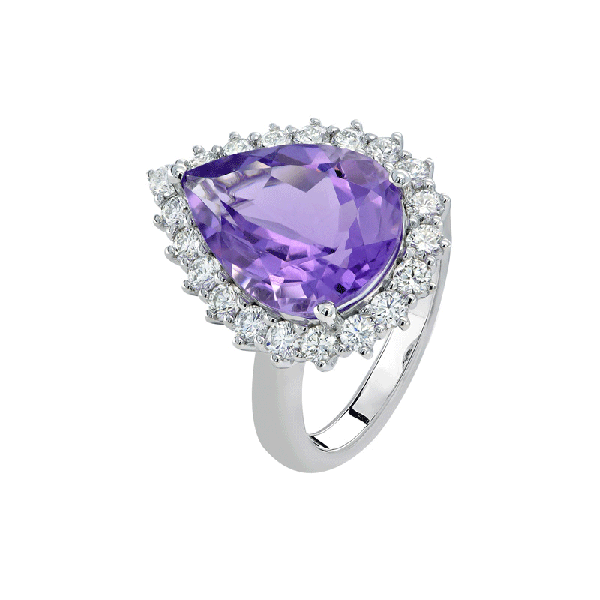 18ct Gold AmethystRings