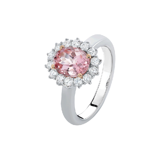 18ct Gold Morganite Rings