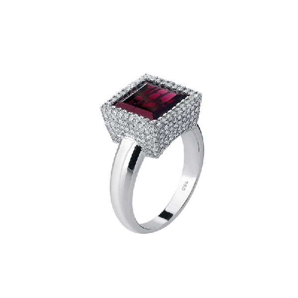 18ct Gold Rubelite Rings