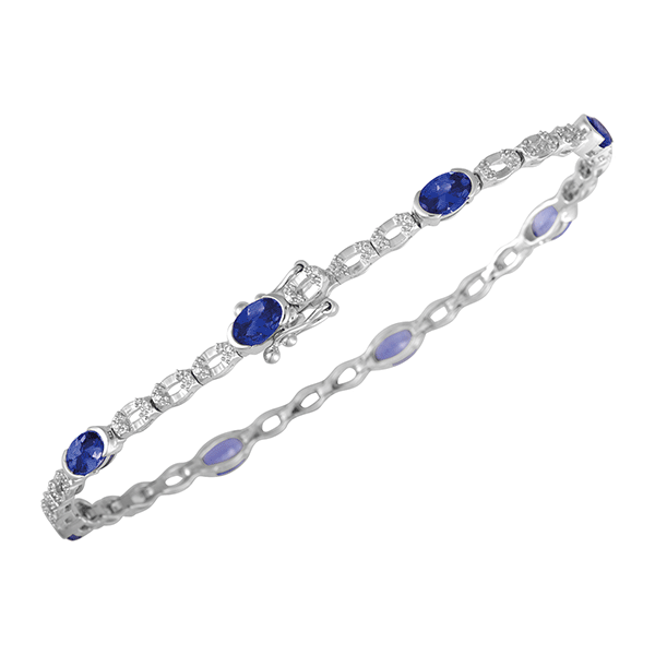 18ct Gold Tanzanite Bracelet
