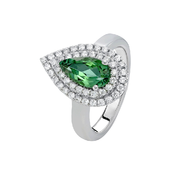 18ct Gold Tourmaline Rings
