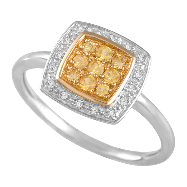 9ct Gold Sapphire Dress Ring