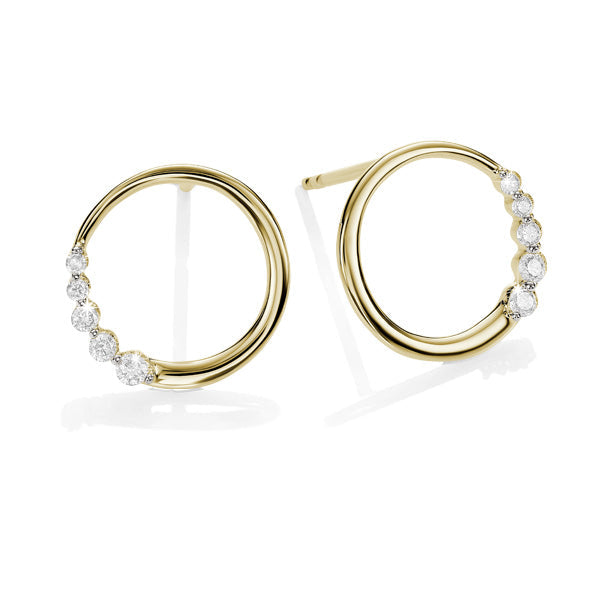 9ct 0.10ct diamond studs