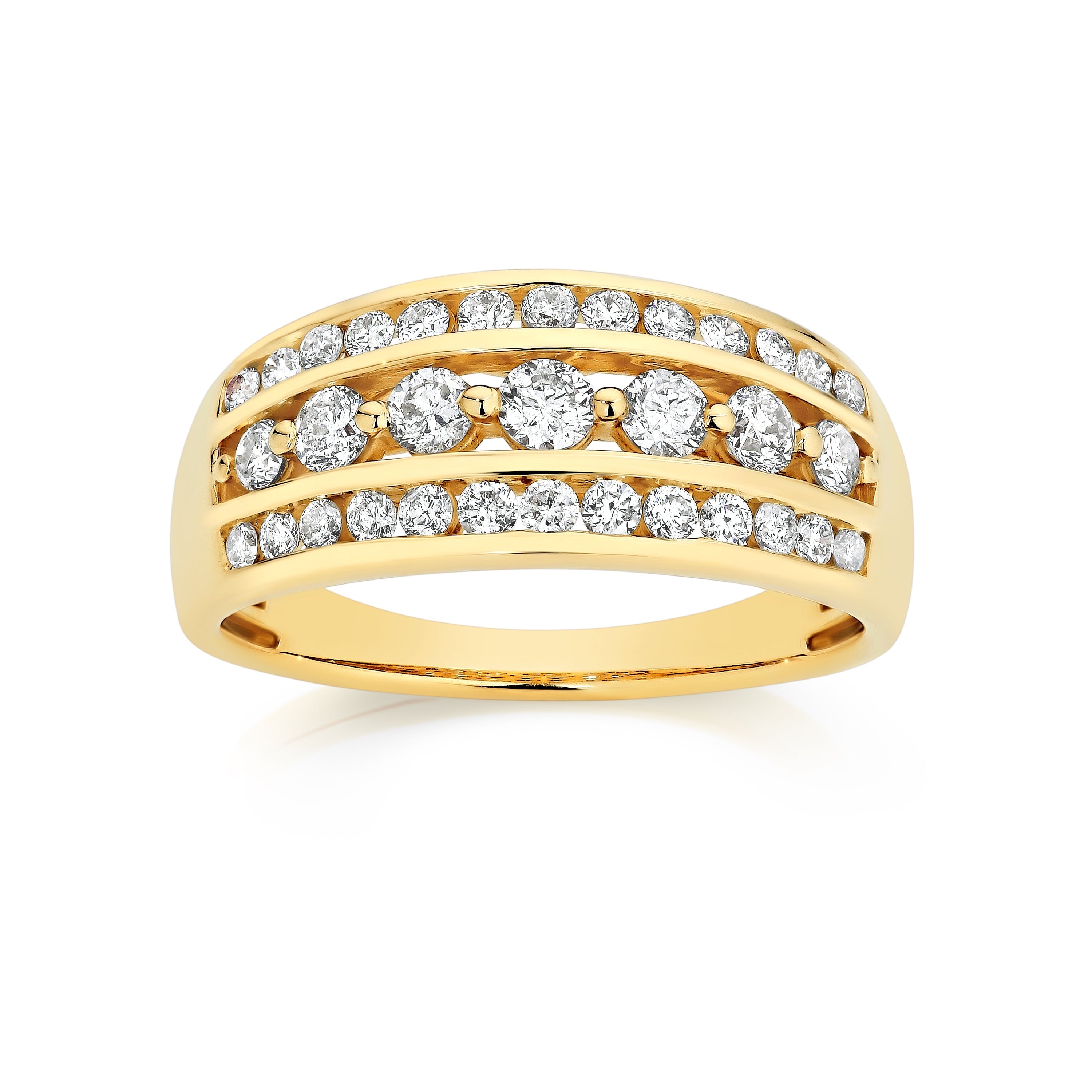 9ct 1.00ct diamond ring
