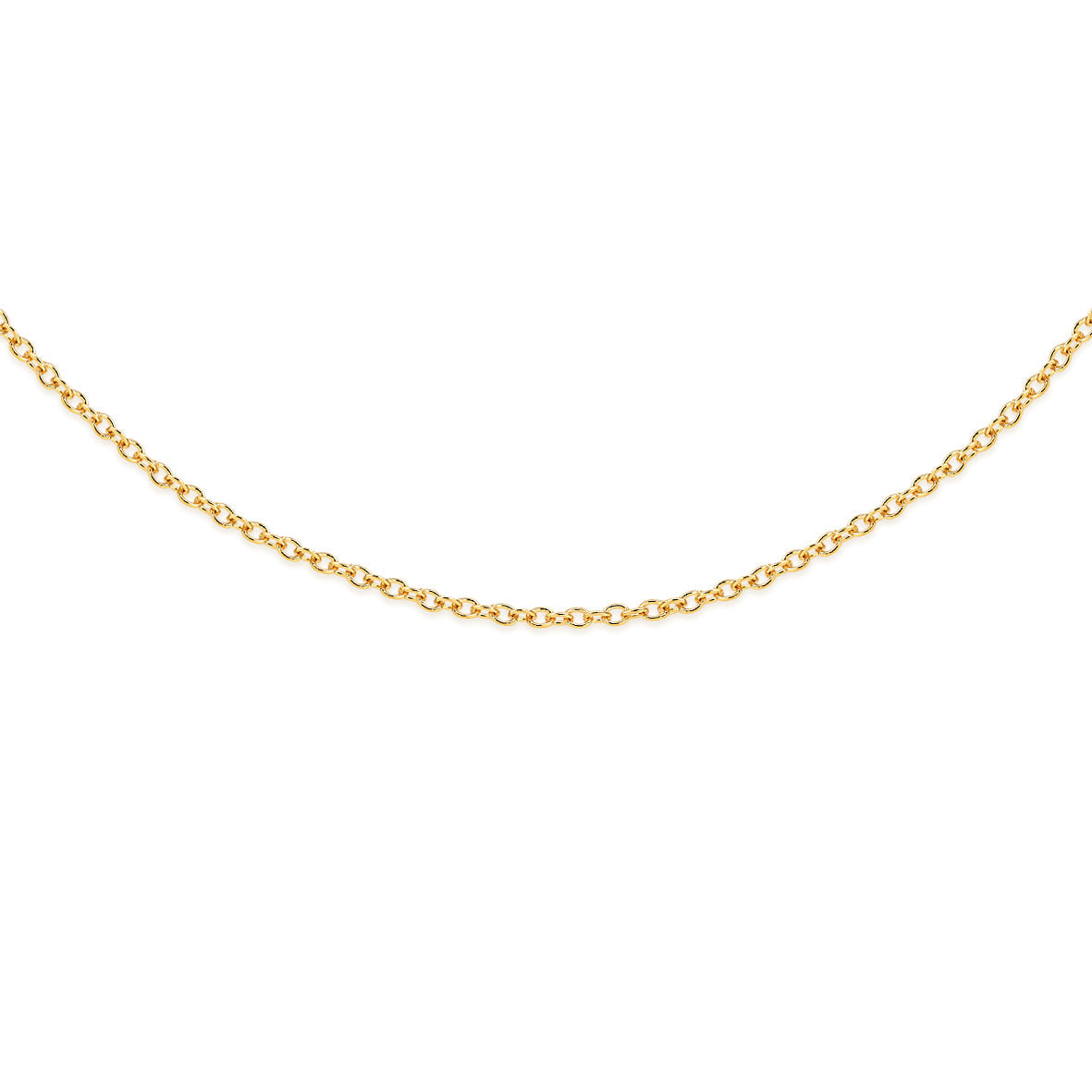 9ct gold cable chain
