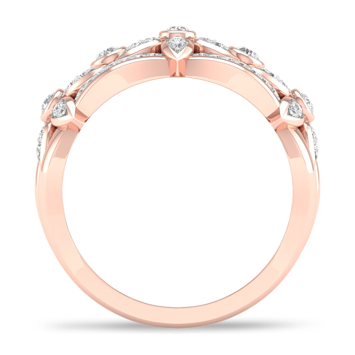 9Ct Rose Gold 0.33Ct Diamond Ring