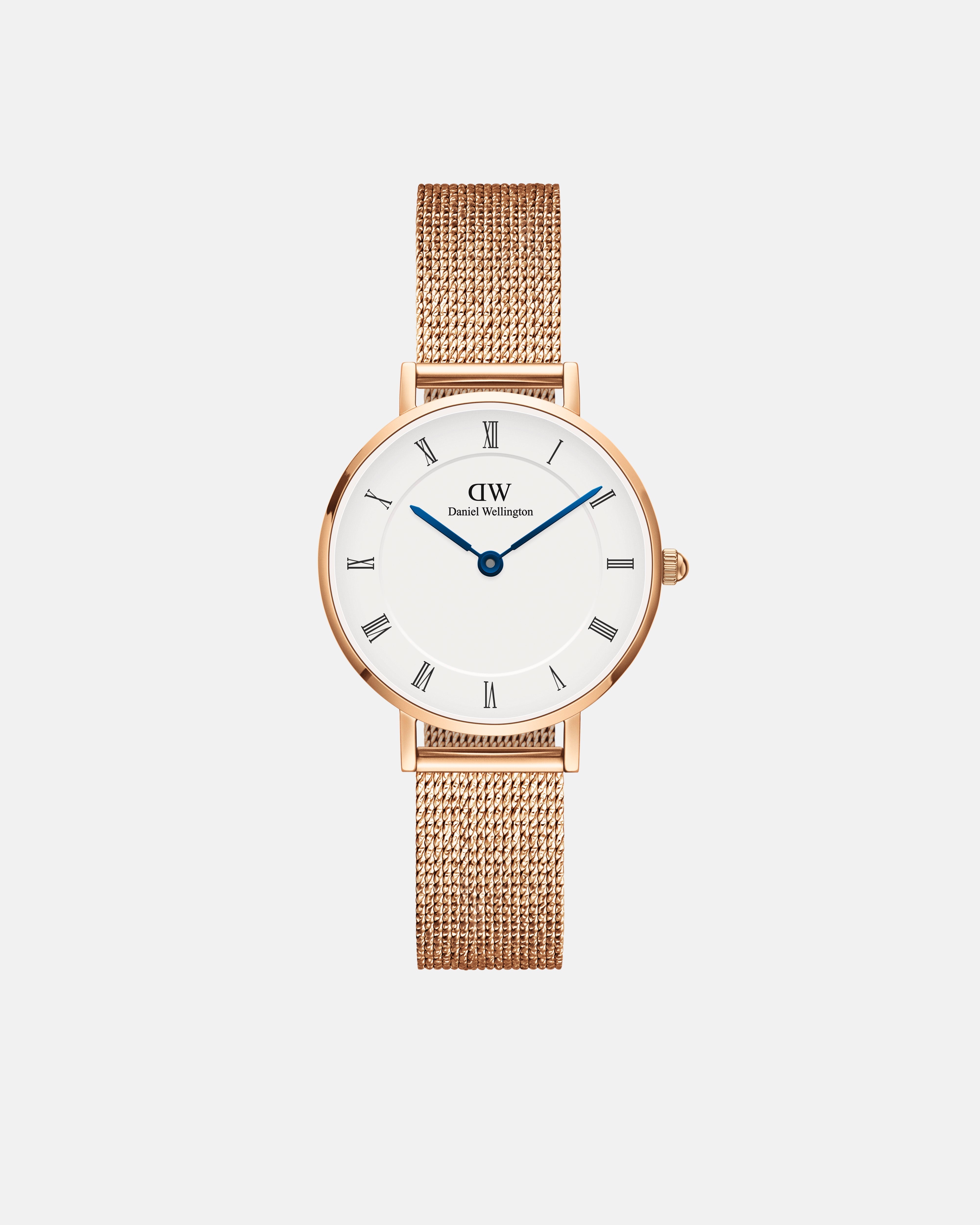 Daniel Wellington Petite Roman Numerals 28 Melrose Rose Gold White Watch