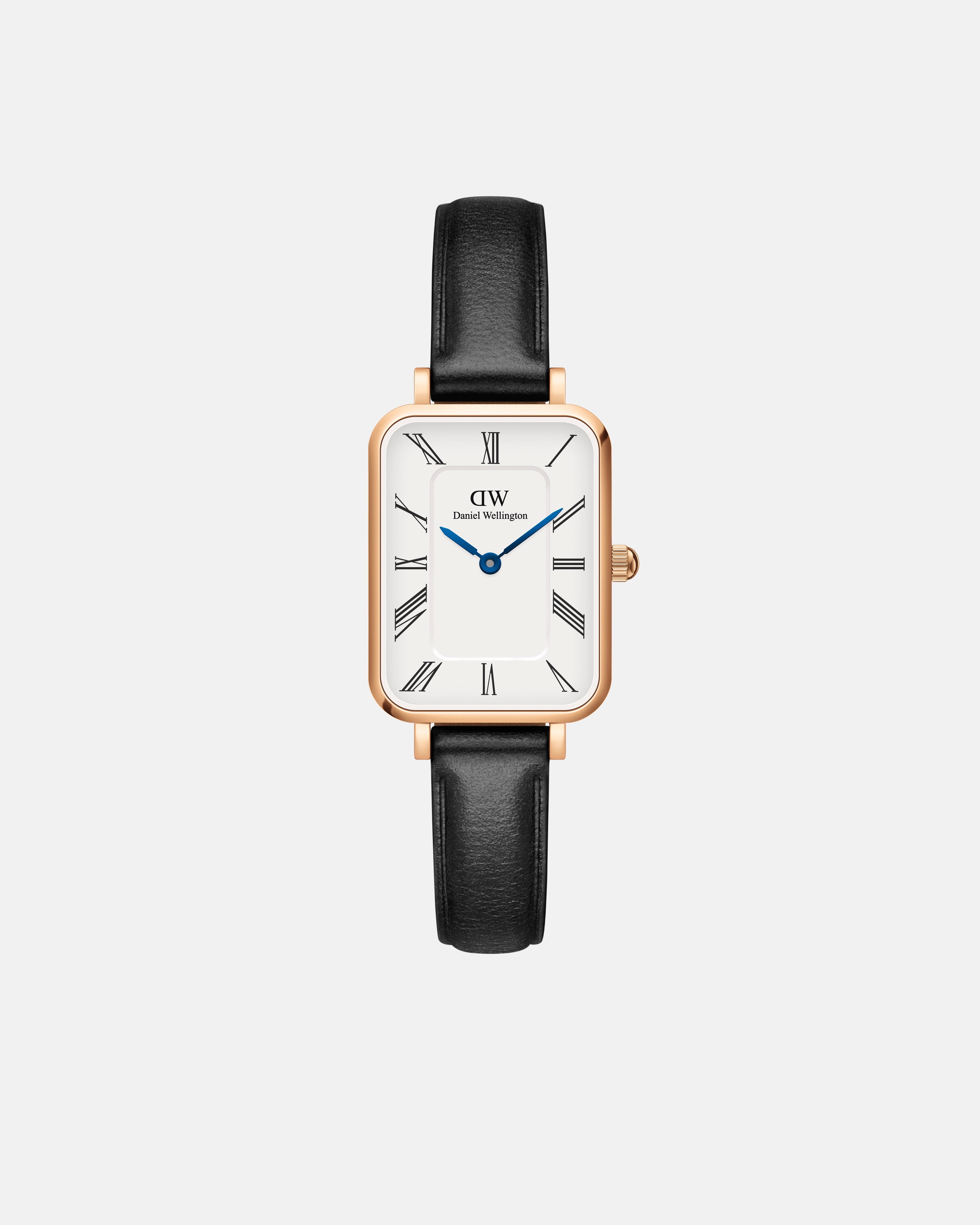 Daniel Wellington Quadro Roman Numerals 20x26 Sheffield Rose Gold White Watch