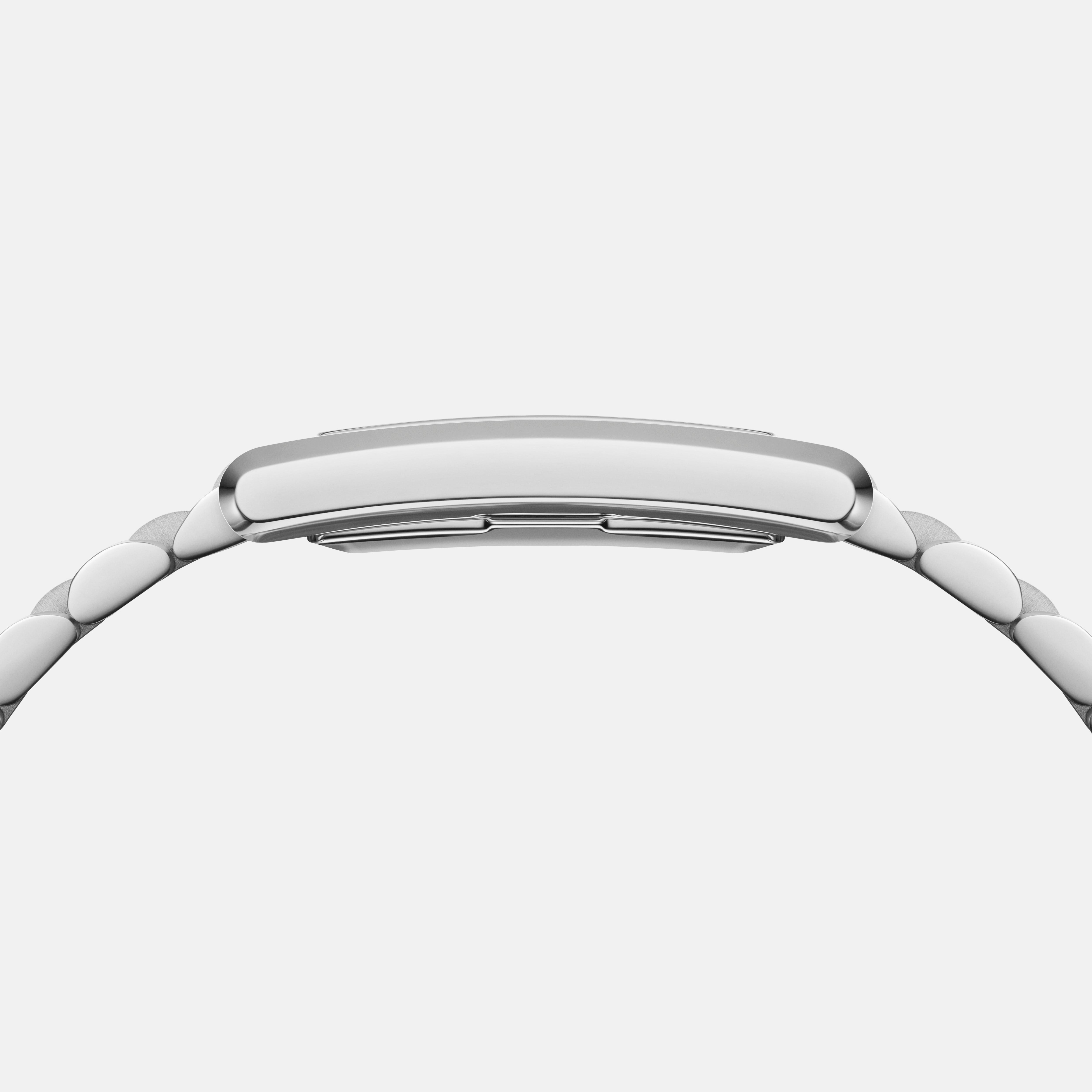 Daniel Wellington Bound 35x24 3-Link Silver White Watch