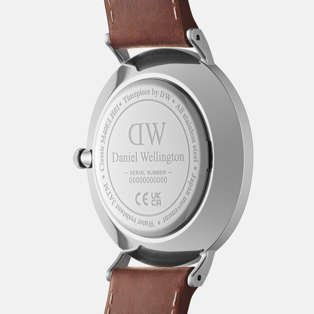 Daniel wellington classic st mawes 40mm silver discount