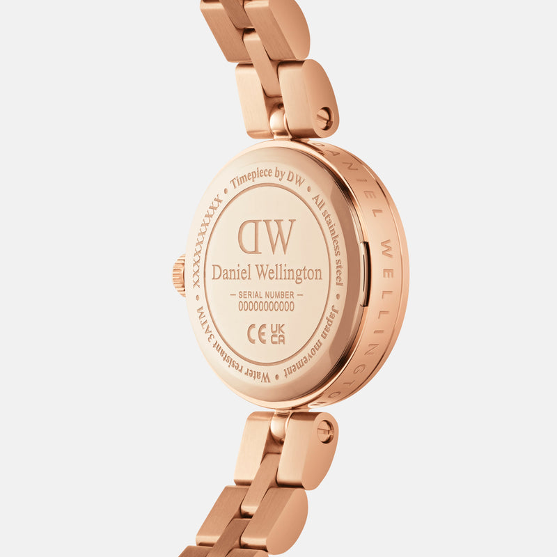 Daniel Wellington Elan Jewellery Watch 22 Rose Gold Real Malachite Watch