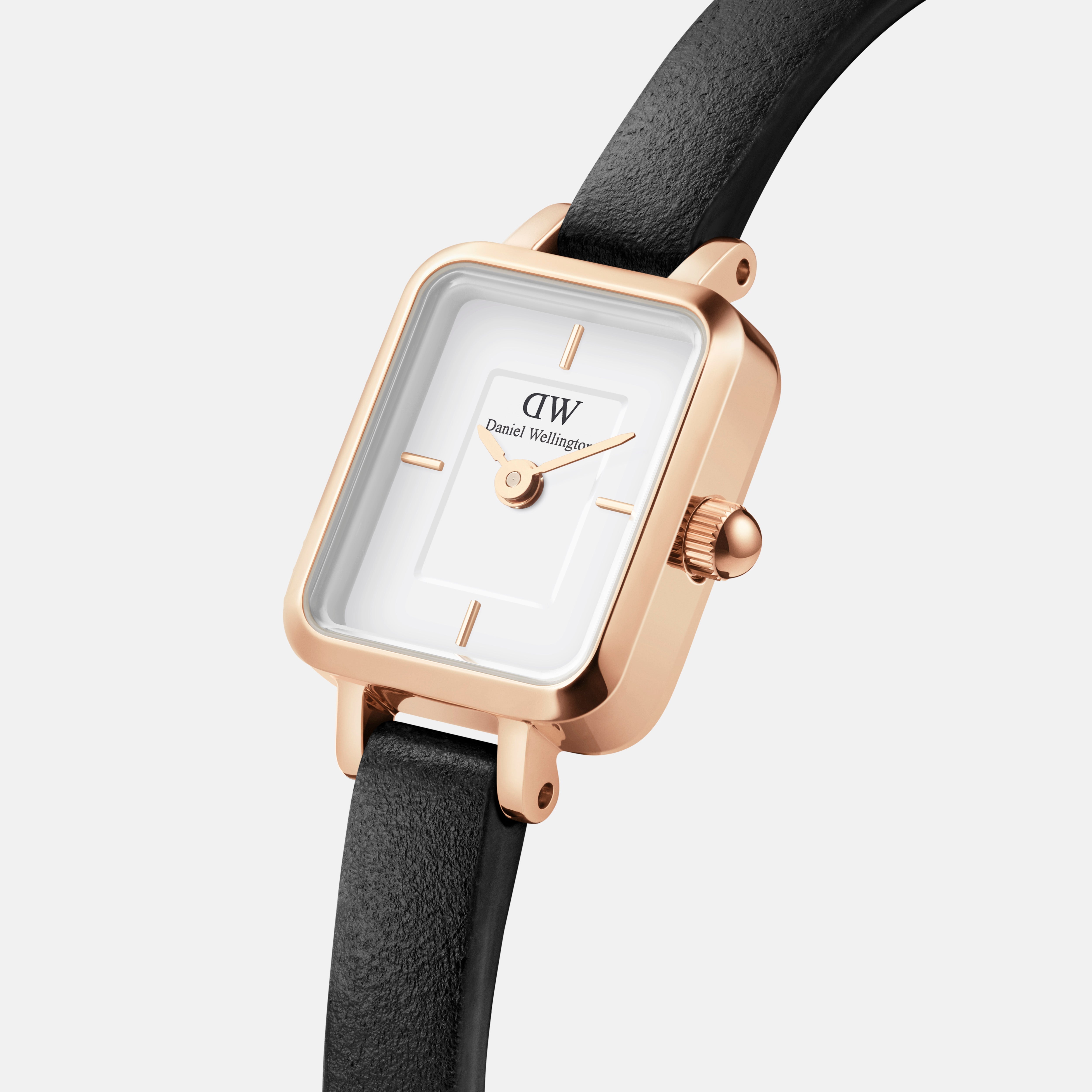 Daniel Wellington Quadro Mini 15x18 Sheffield Rose Gold White Watch