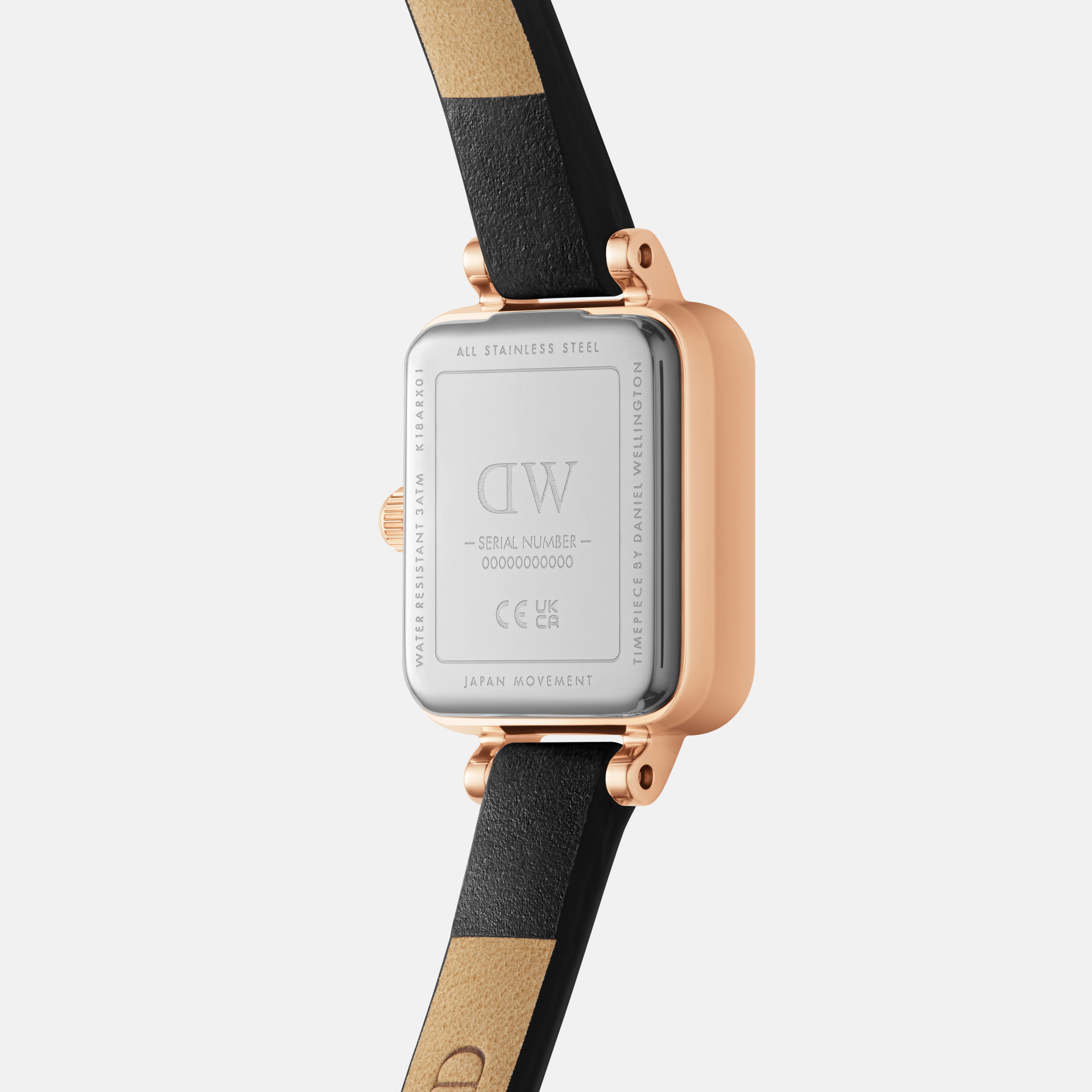 Daniel Wellington Quadro Mini 15x18 Sheffield Rose Gold White Watch