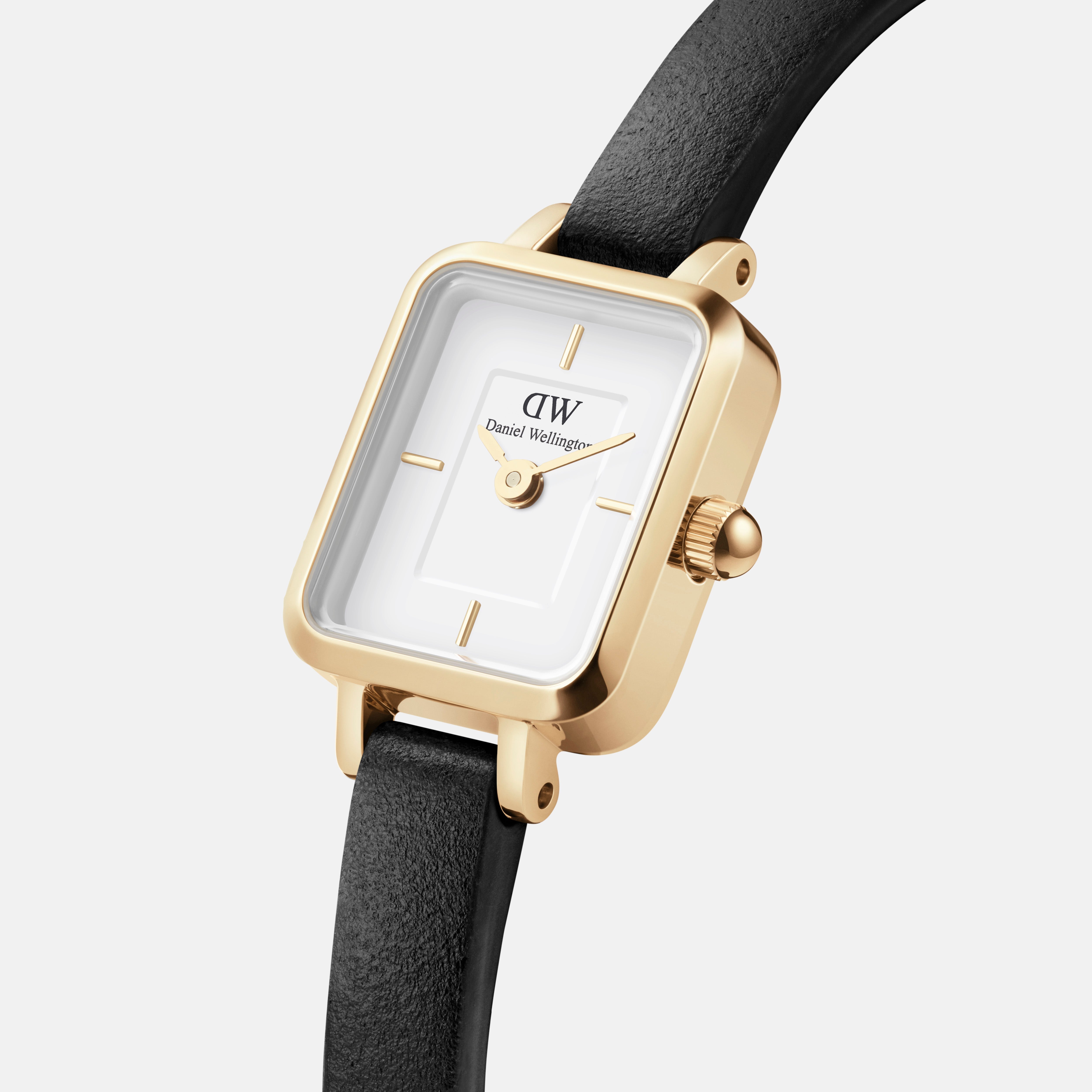 Daniel Wellington Quadro Mini 15x18 Sheffield Gold White Watch