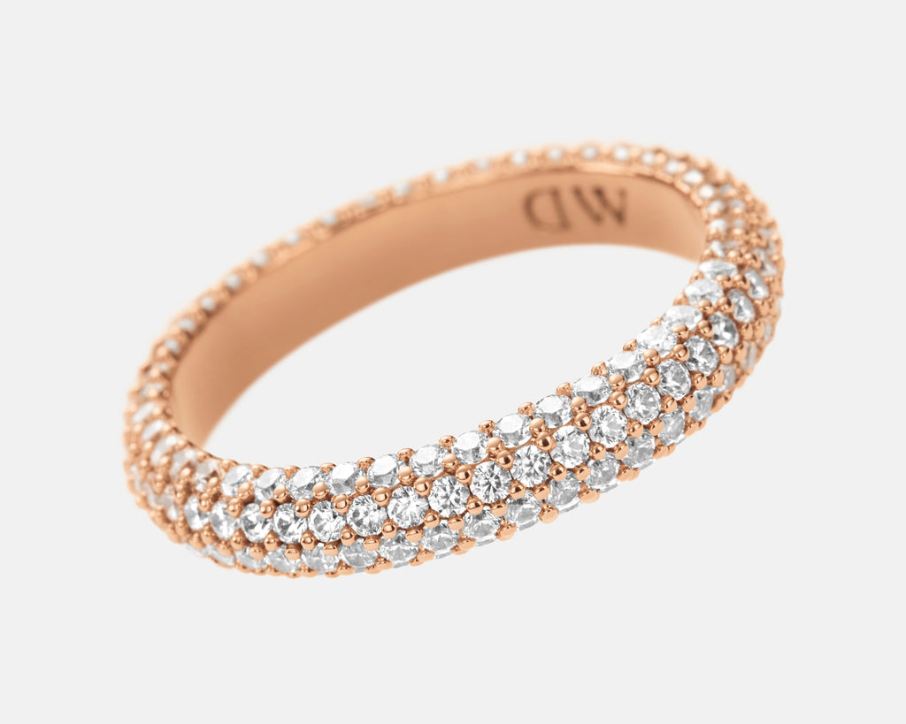 Daniel Wellington Pave Ring Rose Gold Ellyse Jewellers