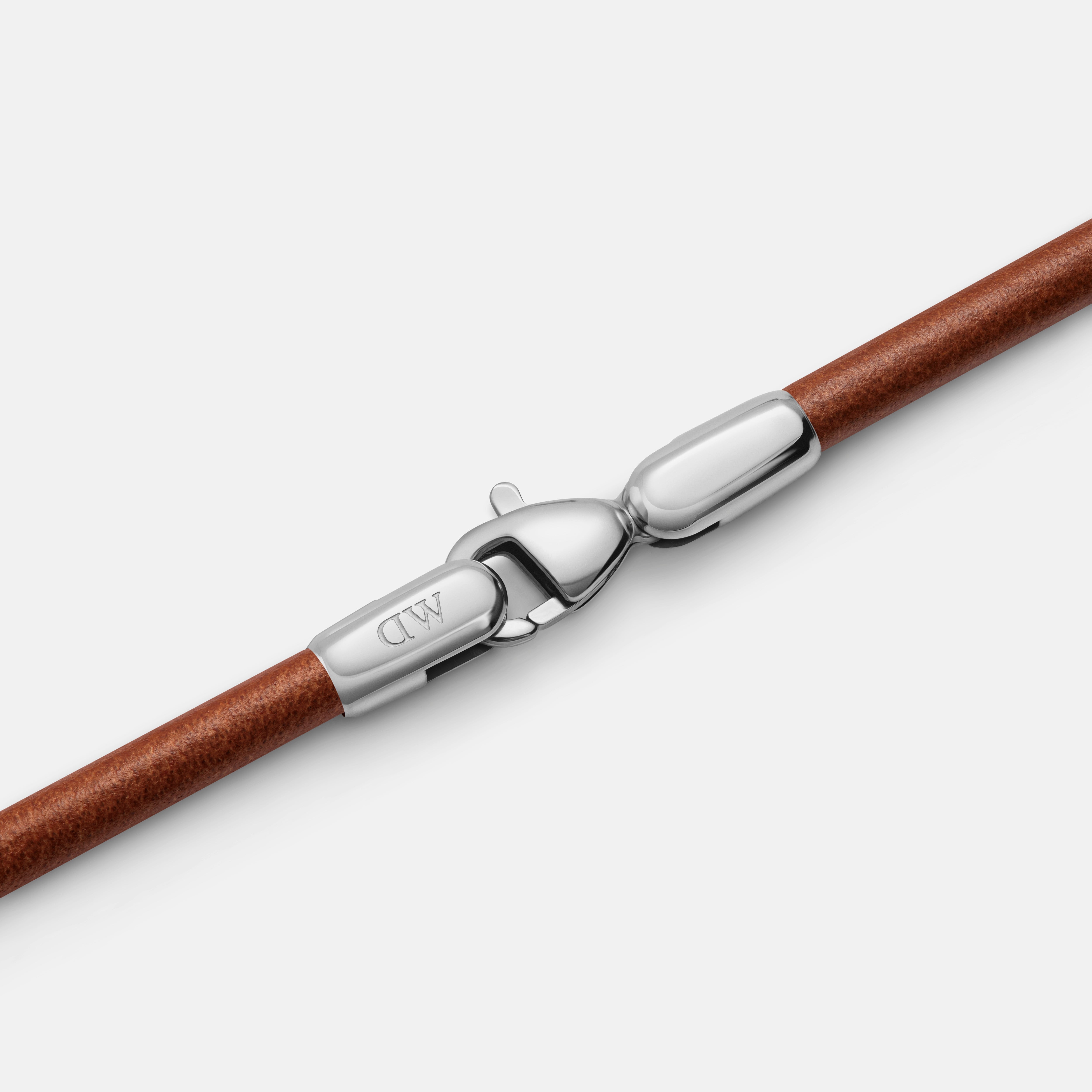 Daniel Wellington Leather Bracelet 2.8 St Mawes Silver
