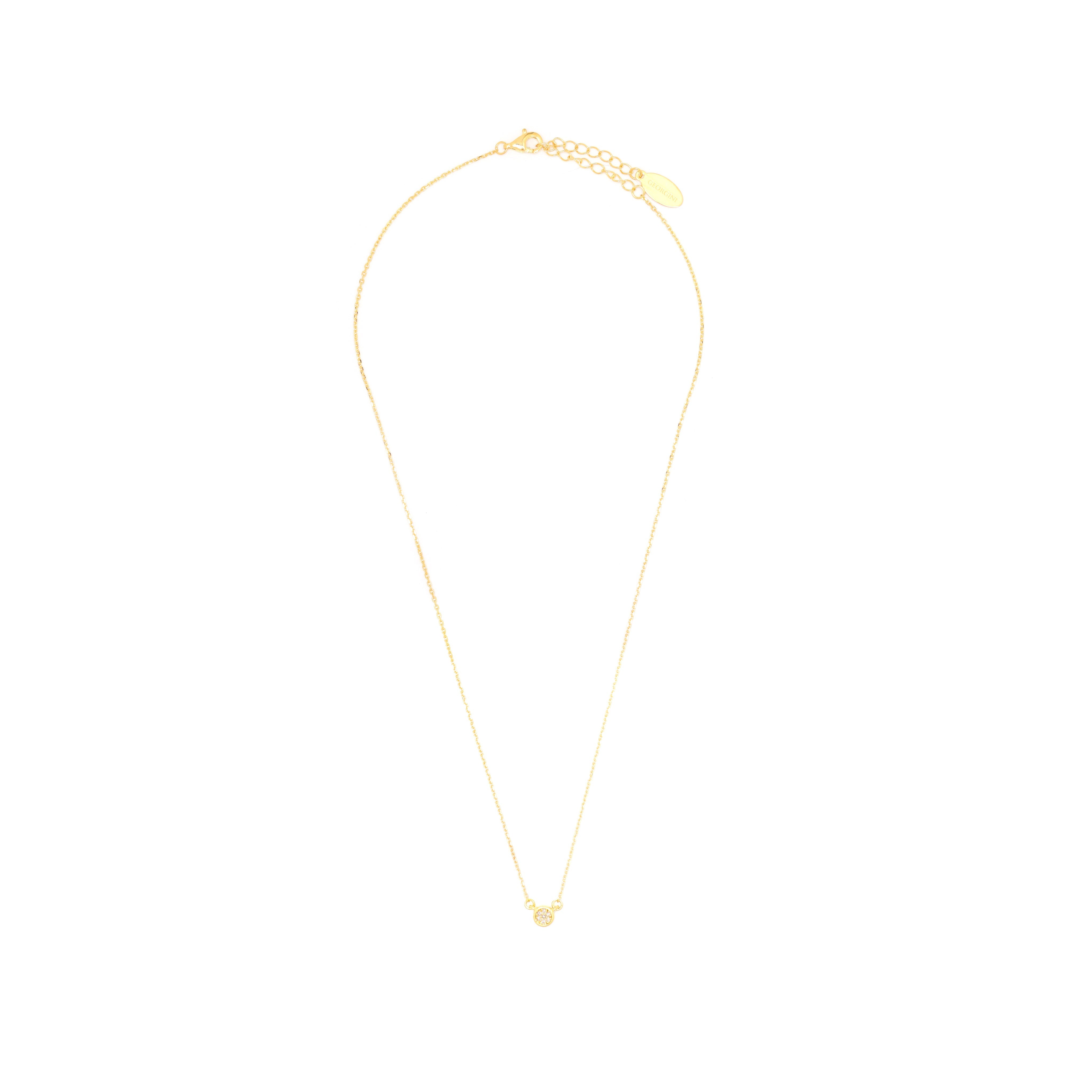 Diamonds by Georgiini Seven Natural Diamond Dotti Pendant Gold