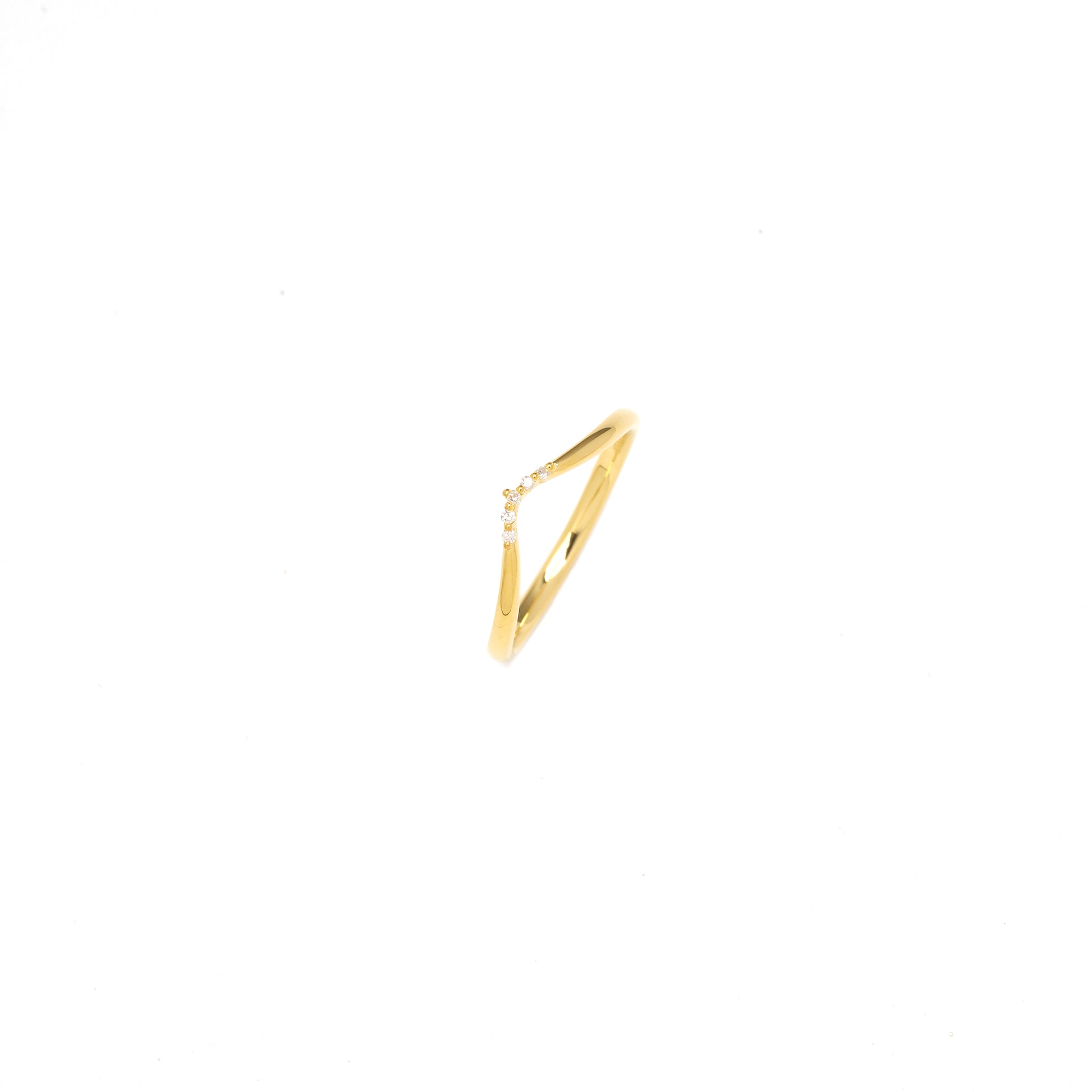 Diamonds by Georgini Five Natural Diamond Fancy Ring Gold