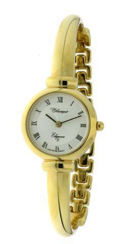 LADIES GP SWISS QUARTZ 1/2 BANGLE WATCH