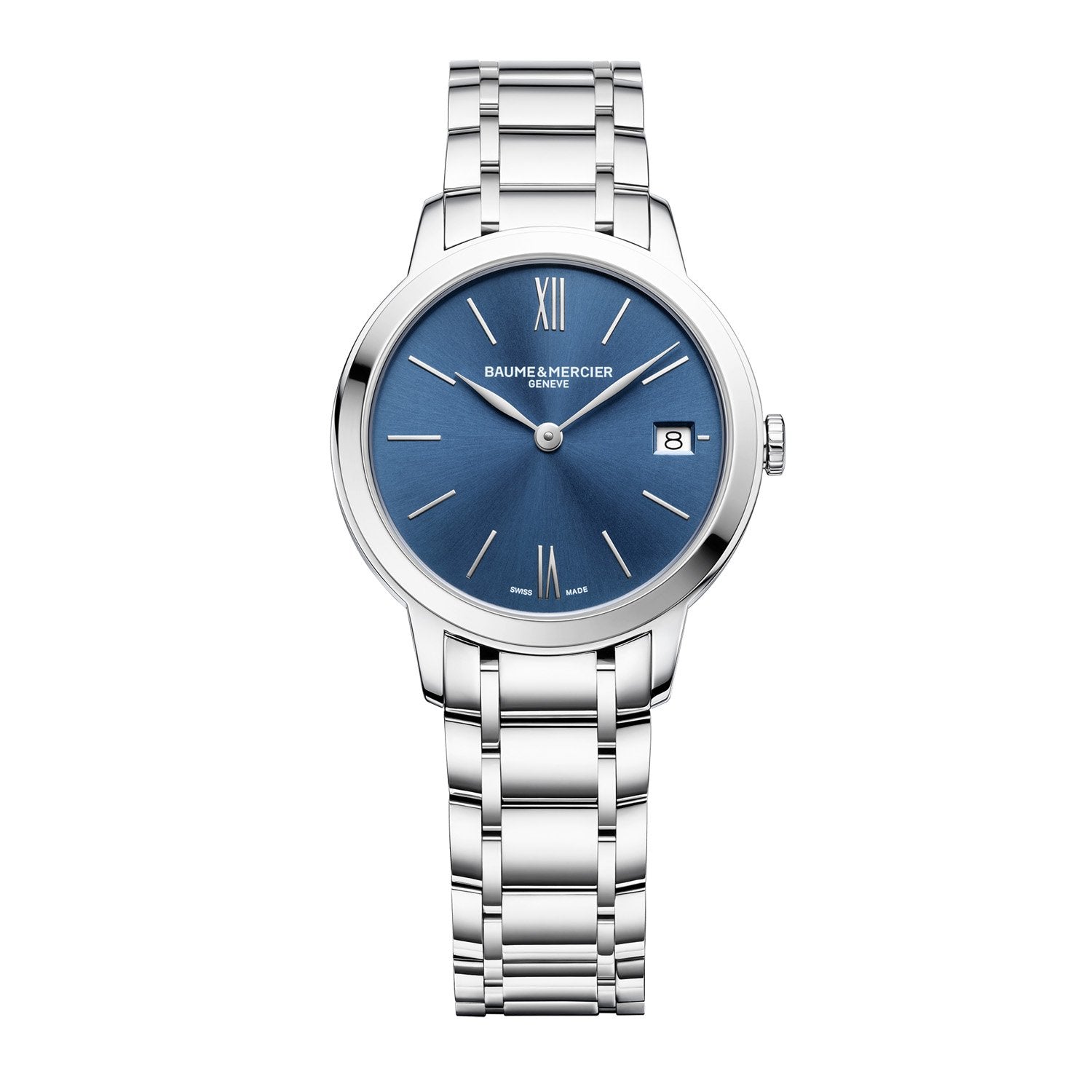 Baume & Mercier - Classima Stainless Steel Diamond 31mm Ladies Watch
