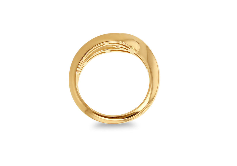 9ct Yellow Gold Open Link Ring